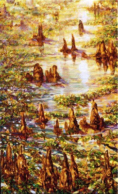 Cypress Knees Grasses.................................[32 x 19 (O/C)]