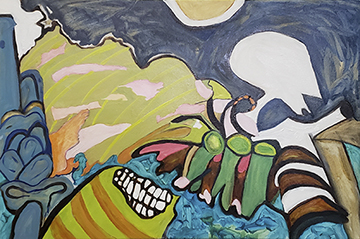 Blue Slide ................... [24 x 36 (O/C)]